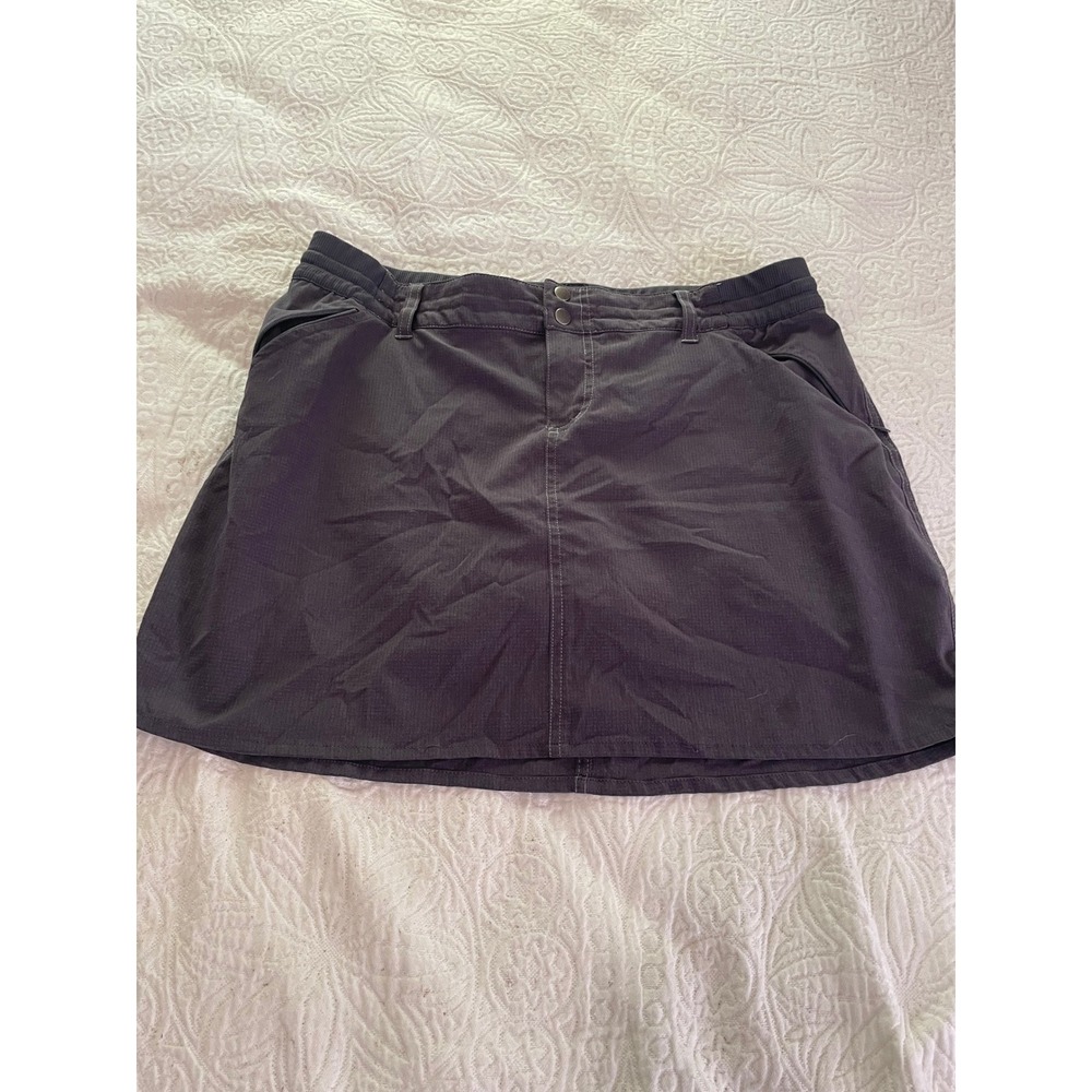 Kuhl Mova Skirt‎ Skort Womens Size 12 Gray Outdoor Hiking Gorpcore